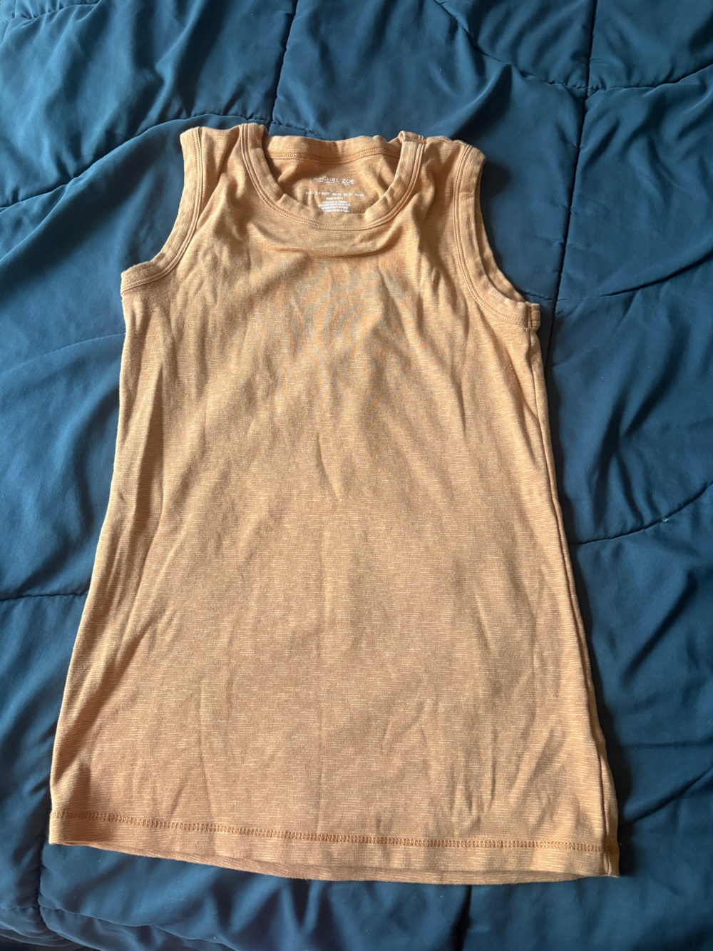 Rachel Zoe Sleeveless Short Tee in Light Peach